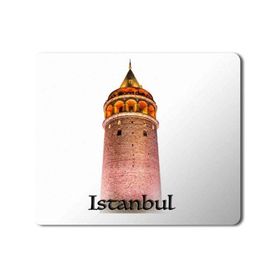 Art Hediye İstanbul Galata Kulesi Baskılı 23x19 cm Mouse Pad