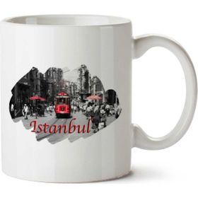Art Hediye Istanbul Taksim 01 İki Tarafı Baskılı Kupa Bardak