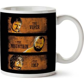 Art Hediye Iyi Kötü Çirkin The Viper,the Mountain, The Imp Iki Tarafı Baskılı Kupa Bardak