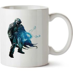 Art Hediye Jace Magic the Gathering İki Tarafı Baskılı Beyaz Kupa