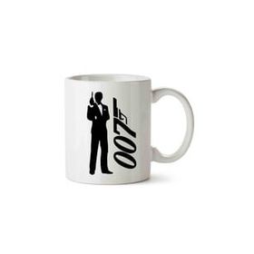 Art Hediye James Bond 007 İki Tarafı Baskılı Kupa Bardak