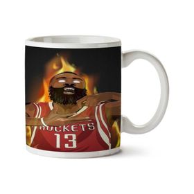 Art Hediye James Harden (2) Iki Tarafı Baskılı Kupa Bardak