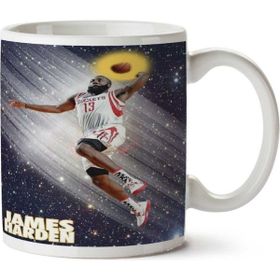 Art Hediye James Harden Galaxi 01 İki Tarafı Baskılı Kupa Bardak
