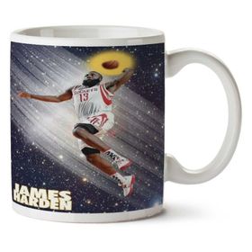 Art Hediye James Harden Galaxi 01 İki Tarafı Baskılı Kupa Bardak