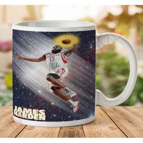 Art Hediye James Harden Galaxi 01 İki Tarafı Baskılı Kupa Bardak