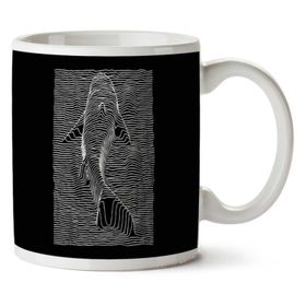 Art Hediye Jaws Division Shark Joy İki Tarafı Baskılı Kupa Bardak
