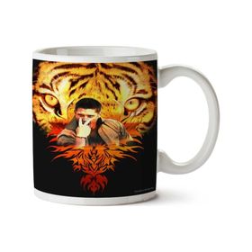 Art Hediye Jensen's Eye Of The Tiger İki Tarafı Baskılı Kupa Bardak