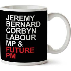 Art Hediye Jeremy Bernard Corbyn Labour Mp Future Pm İki Tarafı Baskılı Kupa Bardak
