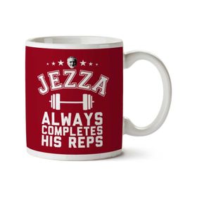 Art Hediye Jeremy Corbyn Always Completes His Reps Gym İki Tarafı Baskılı Kupa Bardak
