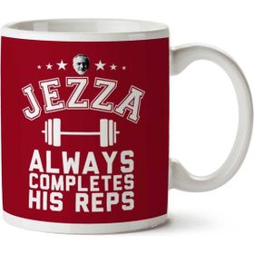Art Hediye Jeremy Corbyn Always Completes His Reps Gym İki Tarafı Baskılı Kupa Bardak