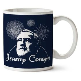 Art Hediye Jeremy Corbyn Disney Logo İki Tarafı Baskılı Kupa Bardak