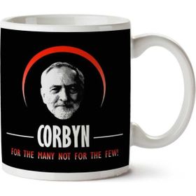Art Hediye Jeremy Corbyn Eclipse İki Tarafı Baskılı Kupa Bardak