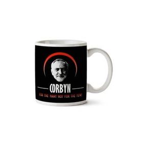 Art Hediye Jeremy Corbyn Eclipse İki Tarafı Baskılı Kupa Bardak