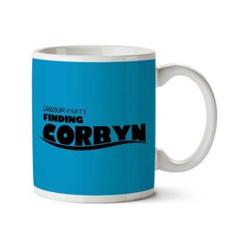 Art Hediye Jeremy Corbyn Finding Dory Mash Up İki Tarafı Baskılı Kupa Bardak