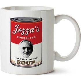 Art Hediye Jeremy Corbyn Jezzas Labour Soup İki Tarafı Baskılı Kupa Bardak