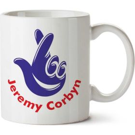 Art Hediye Jeremy Corbyn Lottery Fingers Crossed İki Tarafı Baskılı Kupa Bardak
