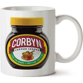 Art Hediye Jeremy Corbyn Marmite Jar İki Tarafı Baskılı Kupa Bardak