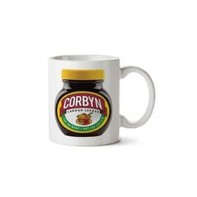 Art Hediye Jeremy Corbyn Marmite Jar İki Tarafı Baskılı Kupa Bardak
