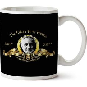 Art Hediye Jeremy Corbyn Mgm Lion Logo İki Tarafı Baskılı Kupa Bardak