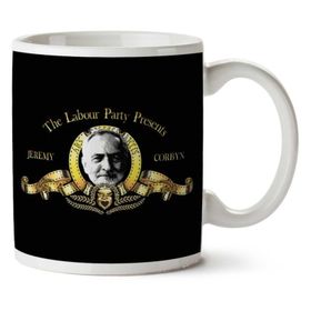 Art Hediye Jeremy Corbyn Mgm Lion Logo İki Tarafı Baskılı Kupa Bardak