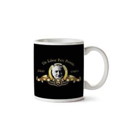 Art Hediye Jeremy Corbyn Mgm Lion Logo İki Tarafı Baskılı Kupa Bardak