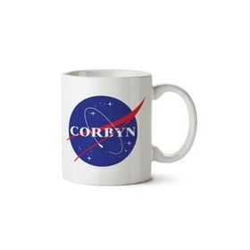 Art Hediye Jeremy Corbyn Nasa Logo İki Tarafı Baskılı Kupa Bardak