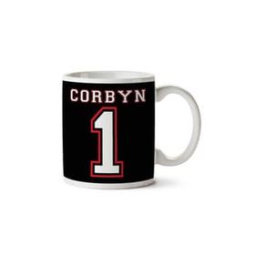 Art Hediye Jeremy Corbyn Number One 01 İki Tarafı Baskılı Kupa Bardak