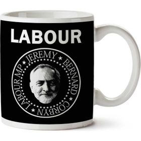 Art Hediye Jeremy Corbyn Ramones Logo İki Tarafı Baskılı Kupa Bardak