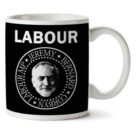 Art Hediye Jeremy Corbyn Ramones Logo İki Tarafı Baskılı Kupa Bardak