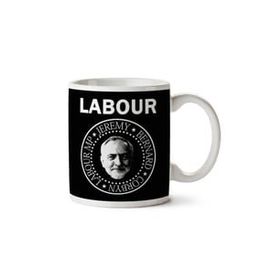 Art Hediye Jeremy Corbyn Ramones Logo İki Tarafı Baskılı Kupa Bardak