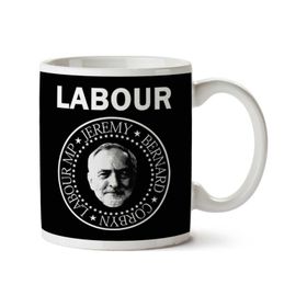 Art Hediye Jeremy Corbyn Ramones Logo İki Tarafı Baskılı Kupa Bardak