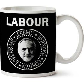 Art Hediye Jeremy Corbyn Ramones Logo İki Tarafı Baskılı Kupa Bardak