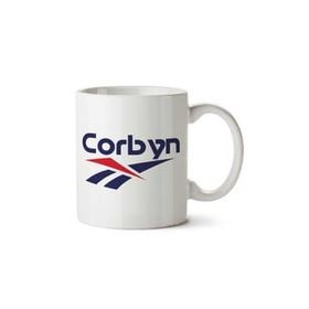 Art Hediye Jeremy Corbyn Rebok Logo İki Tarafı Baskılı Kupa Bardak