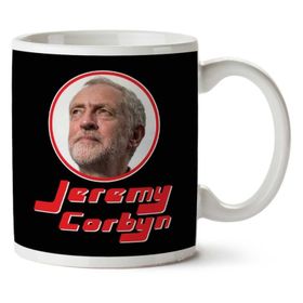 Art Hediye Jeremy Corbyn Retro Frame İki Tarafı Baskılı Kupa Bardak