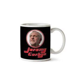 Art Hediye Jeremy Corbyn Retro Frame İki Tarafı Baskılı Kupa Bardak