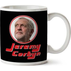Art Hediye Jeremy Corbyn Retro Frame İki Tarafı Baskılı Kupa Bardak