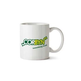 Art Hediye Jeremy Corbyn Something Fresh Subway Logo İki Tarafı Baskılı Kupa Bardak
