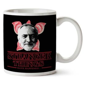 Art Hediye Jeremy Corbyn Stranger Things Have Happened İki Tarafı Baskılı Kupa Bardak