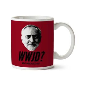 Art Hediye Jeremy Corbyn Wwjd What Would Jezza Do İki Tarafı Baskılı Kupa Bardak