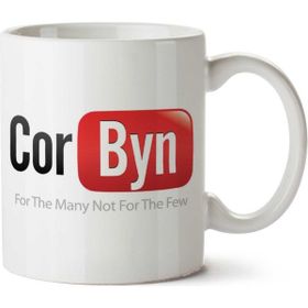Art Hediye Jeremy Corbyn Youtube Logo İki Tarafı Baskılı Kupa Bardak