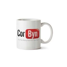 Art Hediye Jeremy Corbyn Youtube Logo İki Tarafı Baskılı Kupa Bardak
