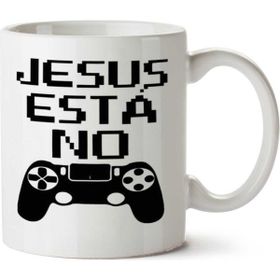 Art Hediye Jesus Esta No Controle İki Tarafı Baskılı Kupa Bardak
