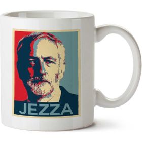 Art Hediye Jezza Jeremy Corbyn Hope İki Tarafı Baskılı Kupa Bardak