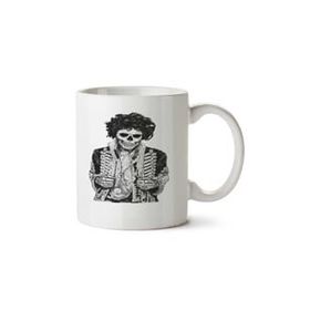 Art Hediye Jimi Caveira İki Tarafı Baskılı Kupa Bardak