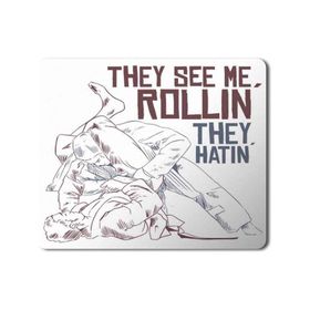 Art Hediye Jiu Jitsu 2 Baskılı 23x19 cm Mouse Pad