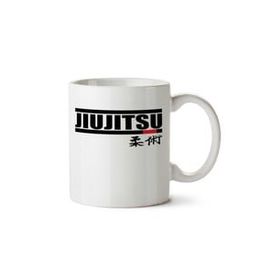 Art Hediye Jiu Jitsu İki Tarafı Baskılı Beyaz Kupa