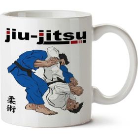 Art Hediye Jiu Jitsu İki Tarafı Baskılı Kupa Bardak