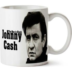 Art Hediye John Cash İki Tarafı Baskılı Kupa Bardak