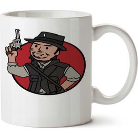 Art Hediye John Marston İki Tarafı Baskılı Kupa Bardak