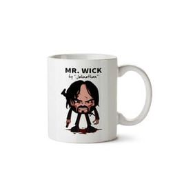 Art Hediye John Wick Mr Wick İki Tarafı Baskılı Beyaz Kupa